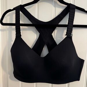 Kindred Bravely Black Sports Bra with Racerback Design